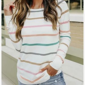 Women’s size small striped sweater